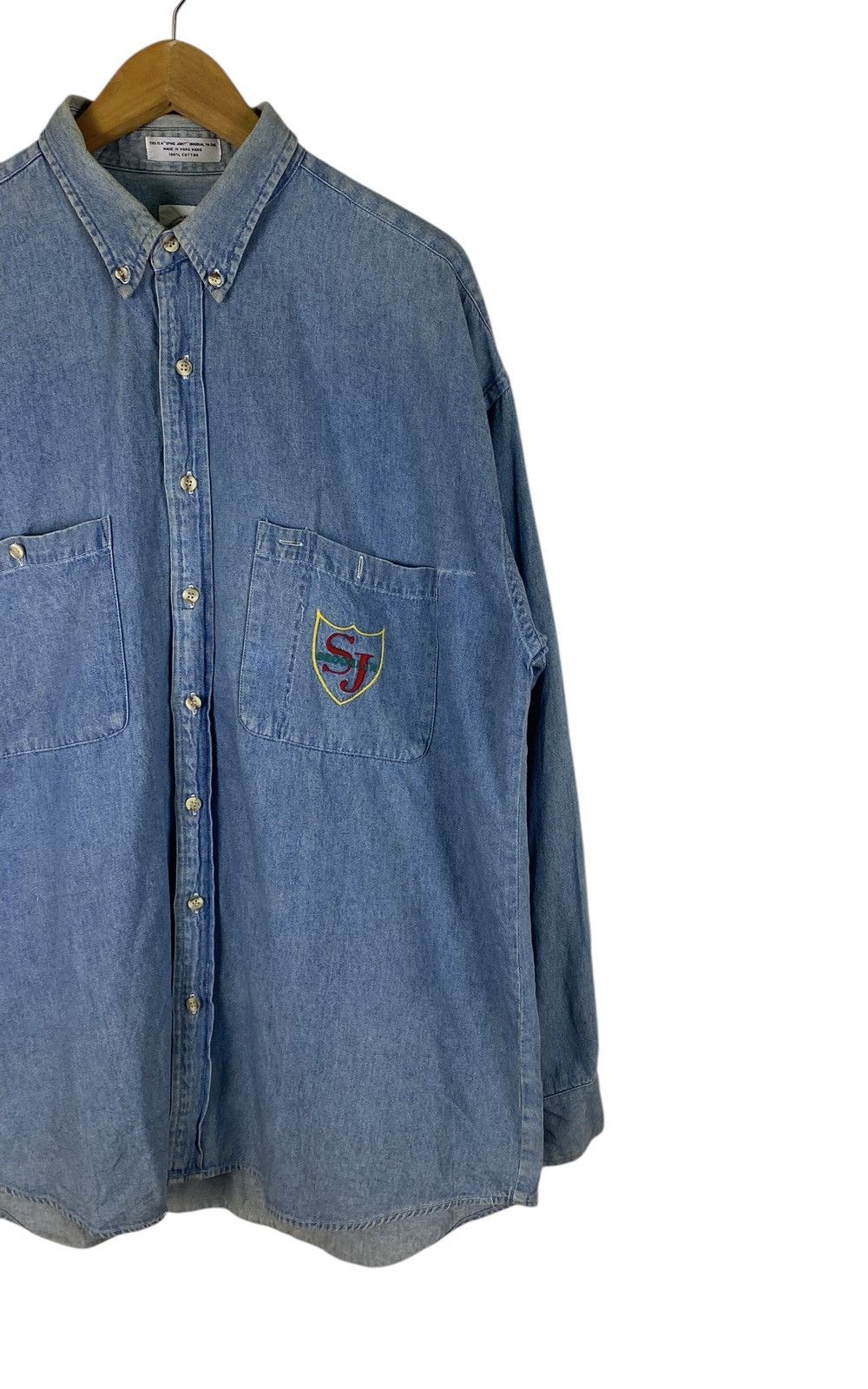 Cross Colours Vintage 40 Acres and A Mule Filmworks Spike Lee Denim Shir Size US XL / EU 56 / 4 - 2 Thumbnail