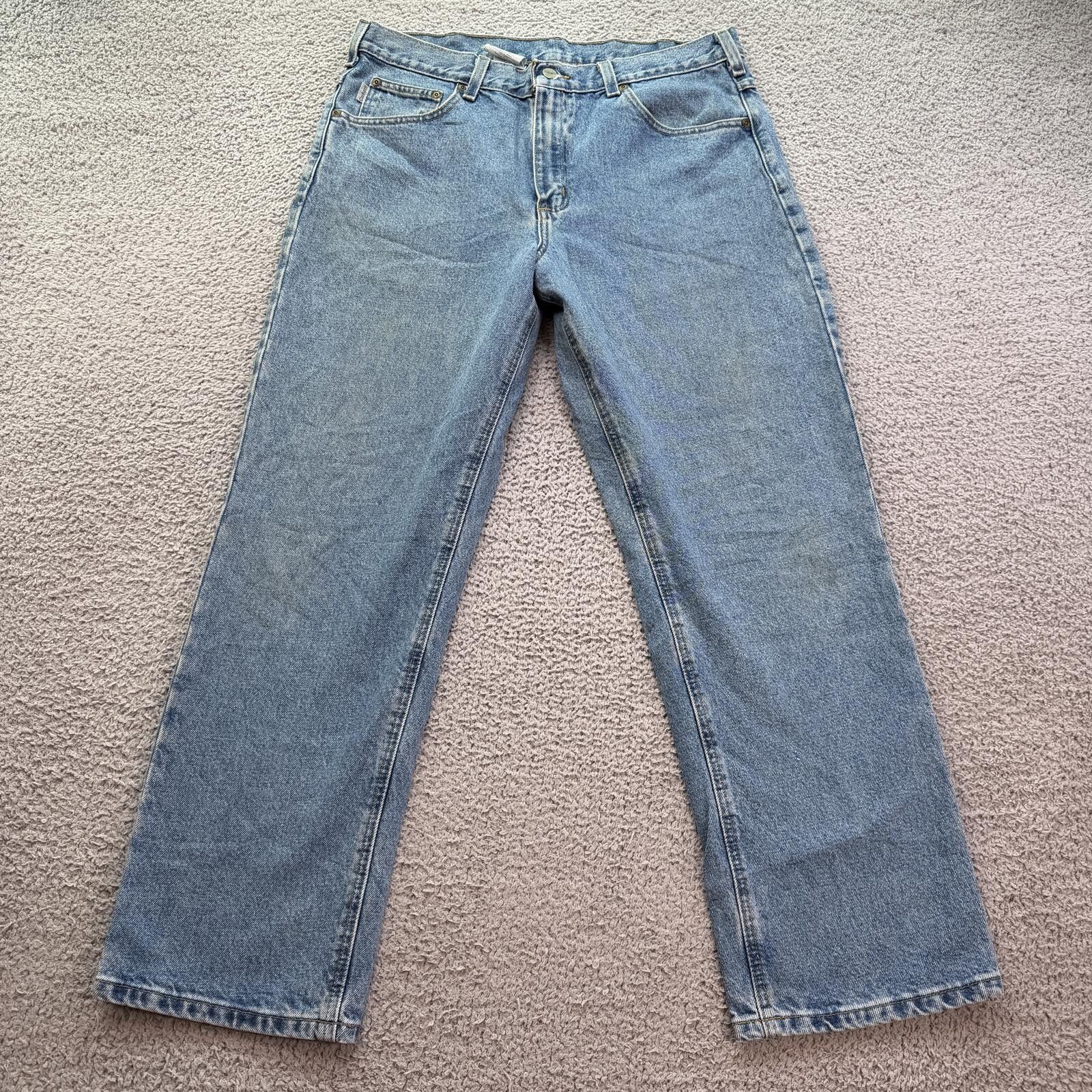 Carhartt Carhartt B180 STW Traditional Fit Jeans Mens 36x30 Light Size US 36 / EU 52 - 1 Thumbnail