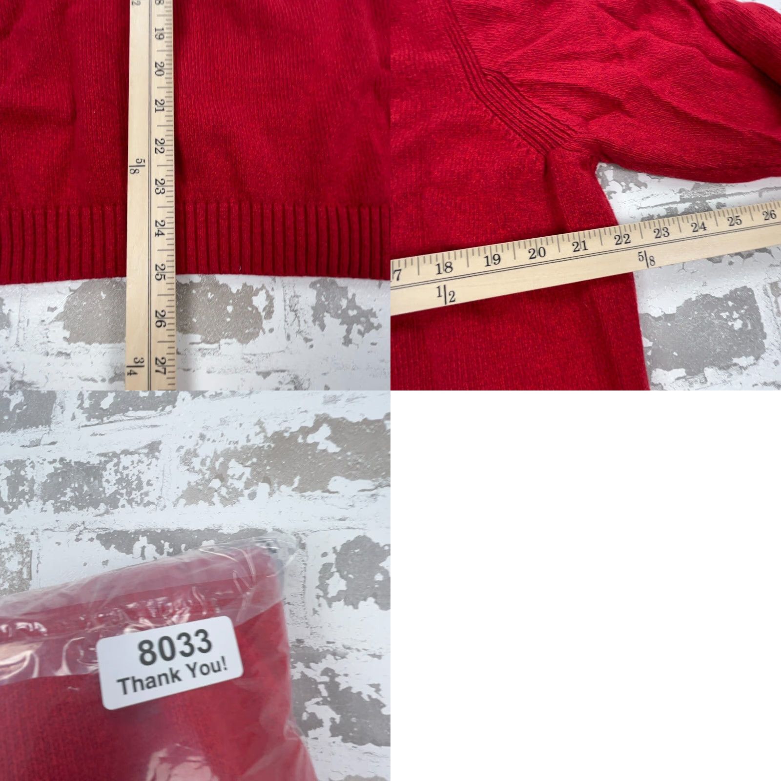 Tommy Hilfiger Tommy Hilfiger Sweater Mens Large Red Crew Neck Knit Pullover Classic Logo All Seasons Size US L / EU 52-54 / 3 - 8 Thumbnail