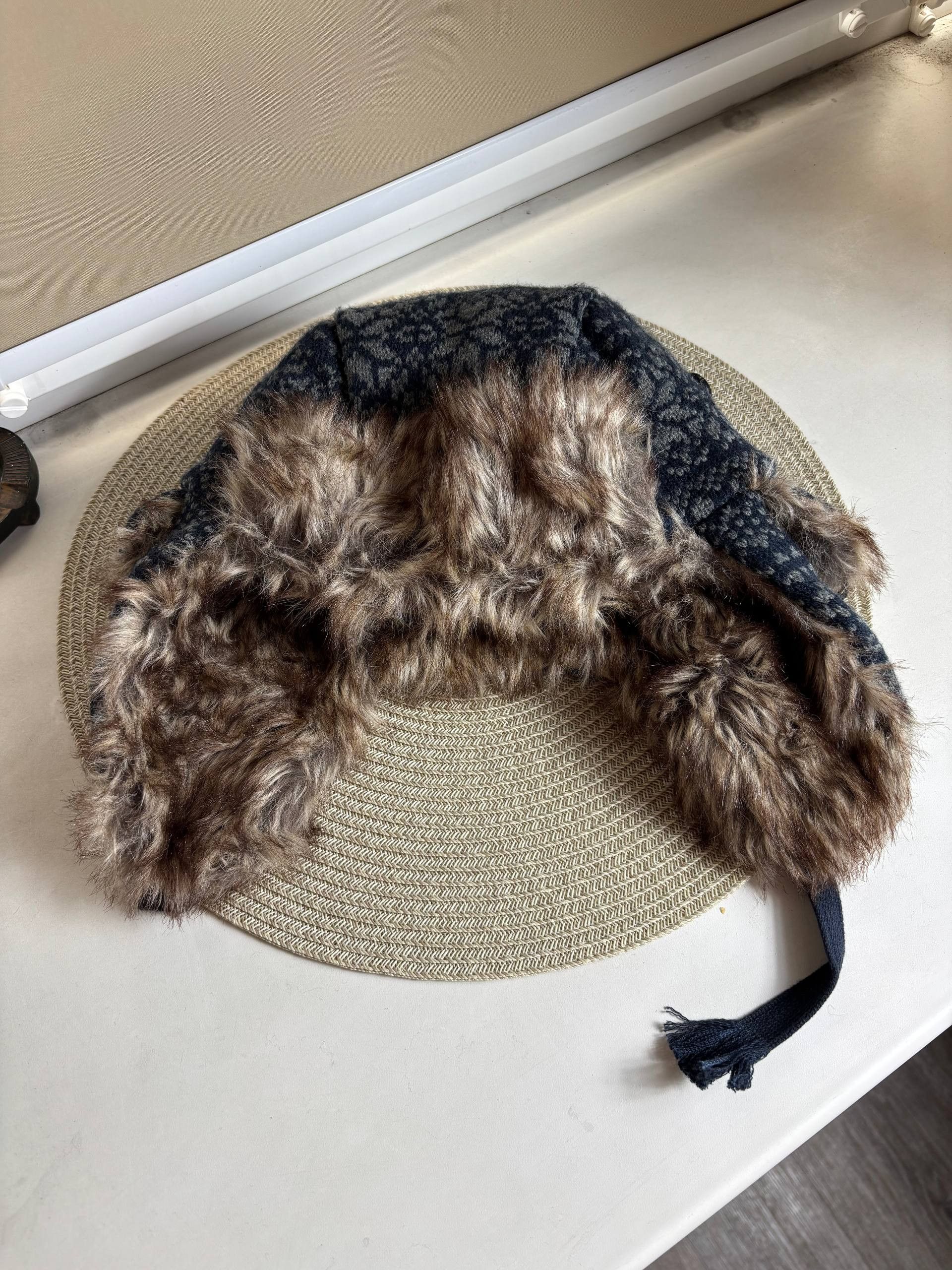 Hysteric Glamour Y2K Fur Fuzzy Opium Glamour Trapper Ushanka Hat Size ONE SIZE - 3 Thumbnail