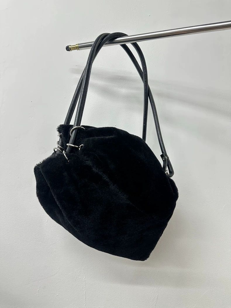 Yohji Yamamoto Y's Faux Fur Shoulder Bag