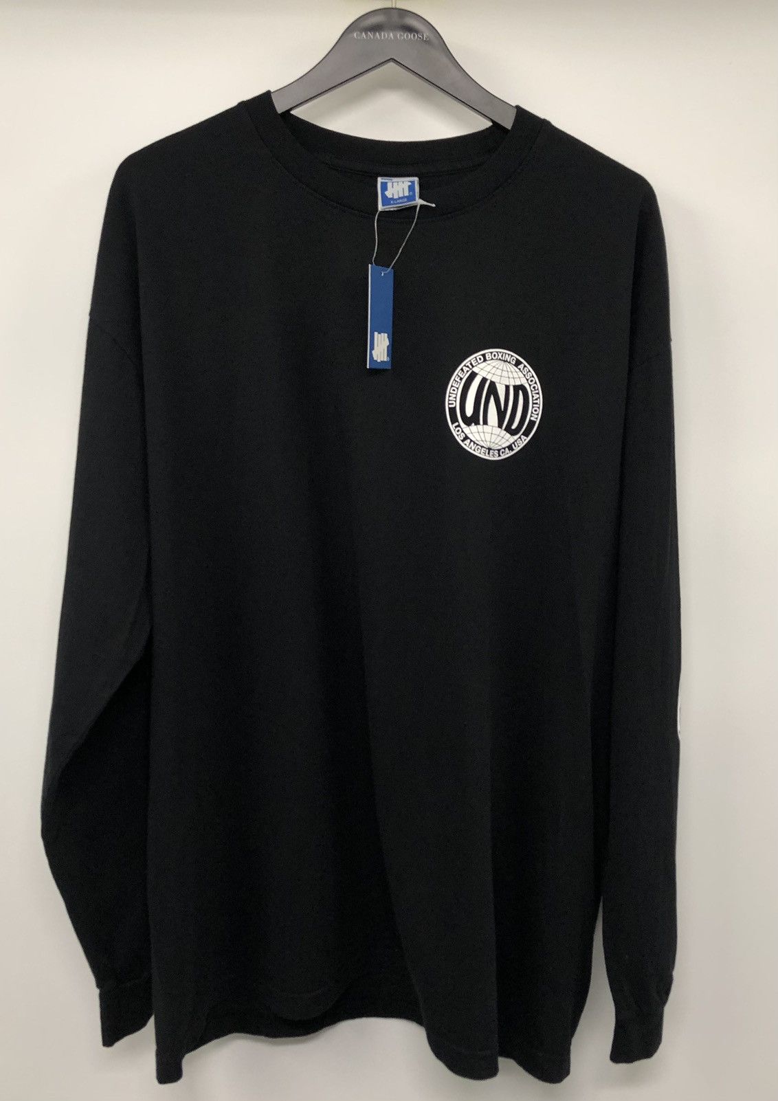 Undefeated Undefeated UBA Boxing Association Black Long Sleeve T-Shirt Size US XL / EU 56 / 4 - 9 Thumbnail