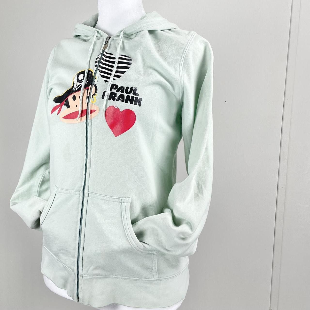 Paul Frank ✩ Paul Frank Mint Julius Pirate Zip Up Hoodie ♡ Size S / US 4 / IT 40 - 3 Thumbnail