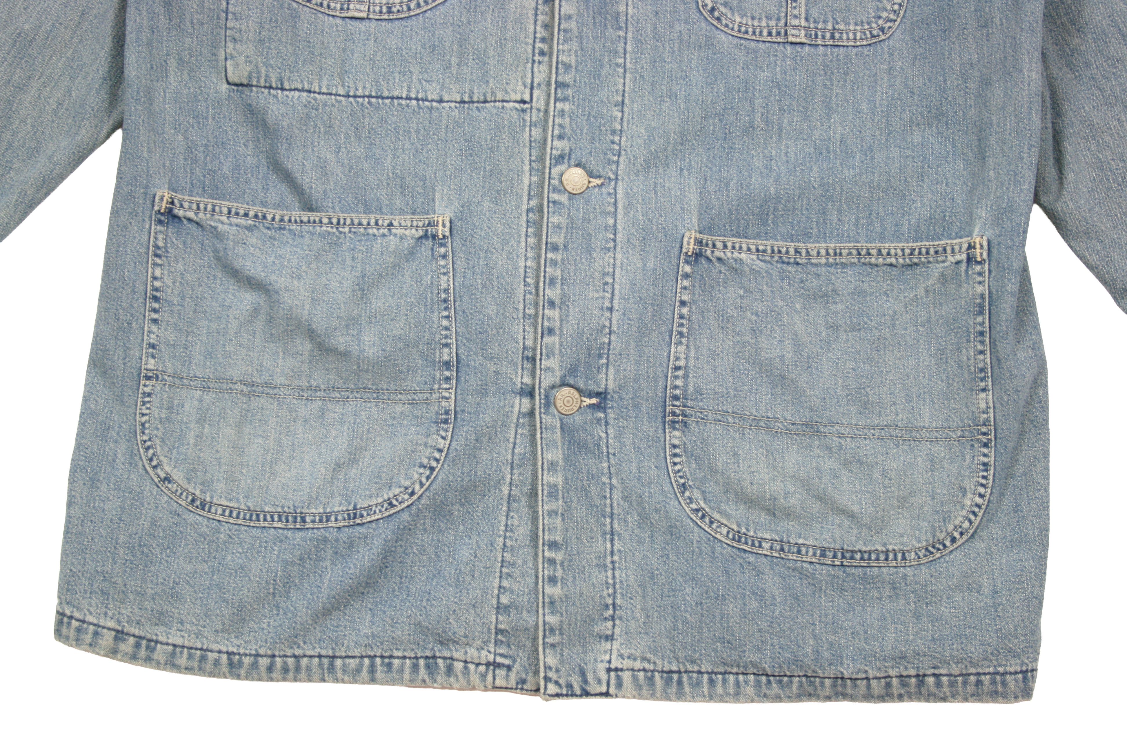 RRL Ralph Lauren 1993 Double RL Denim Worker Chore Jacket Made in USA Size US M / EU 48-50 / 2 - 6 Thumbnail