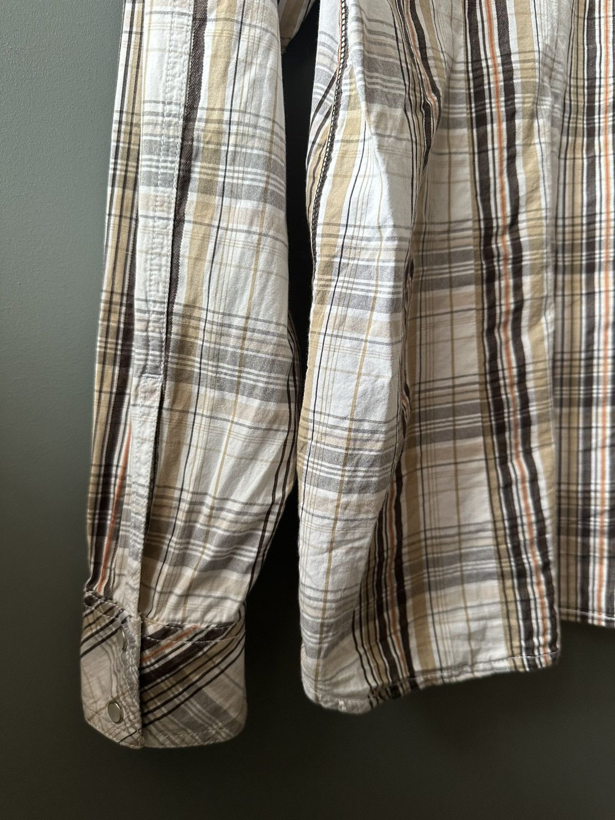 Lee Lee Western Snap Check Shirt Size XL Size US XL / EU 56 / 4 - 4 Thumbnail