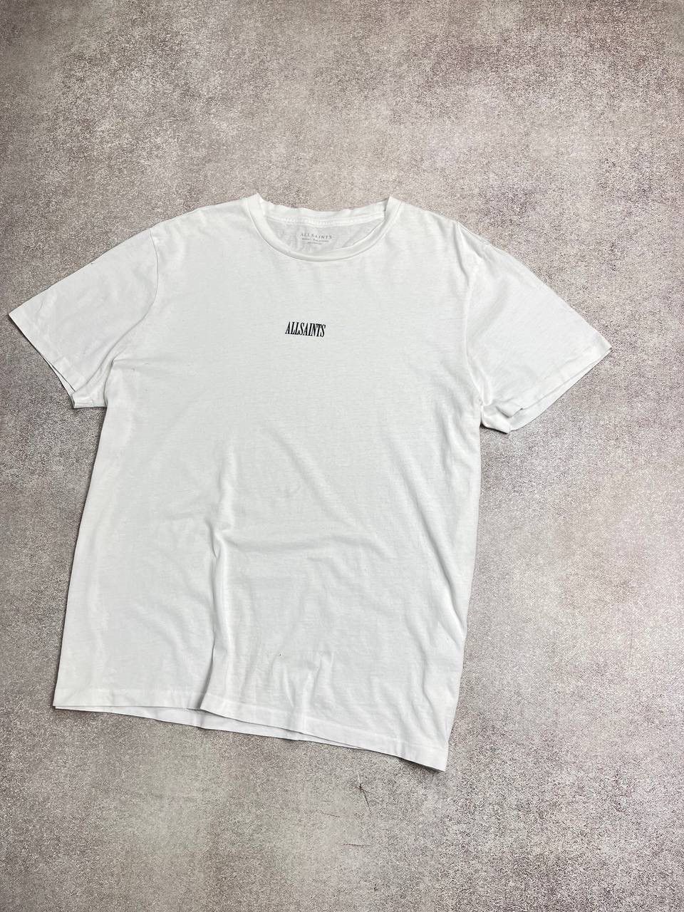 Allsaints × Vintage Vintage Allsaints Center Logo White T-shirt M Size US M / EU 48-50 / 2 - 2 Thumbnail
