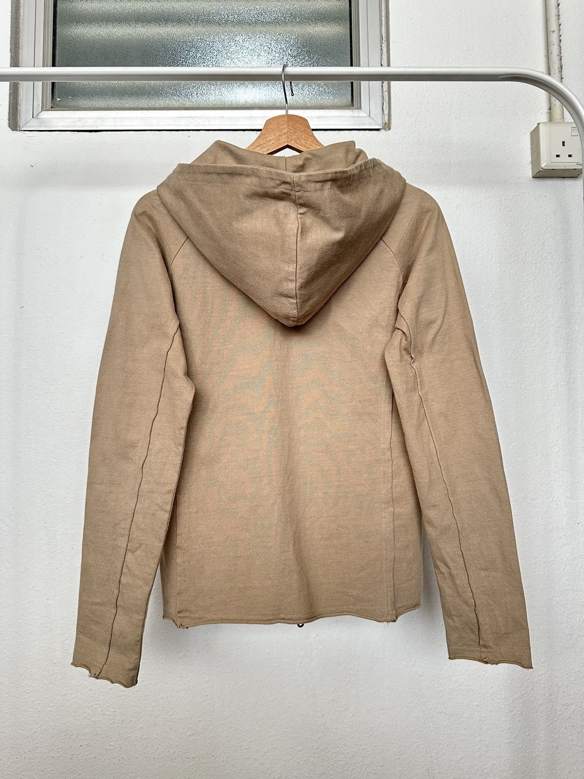 14th Addiction 00's Battalion Japan raw edge slim zipper hoodie Size US S / EU 44-46 / 1 - 11 Thumbnail