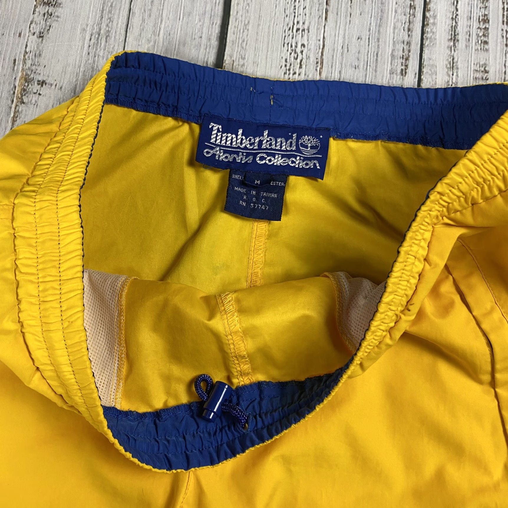 Timberland VTG Timberland Pants Hike Jogger Mens M Yellow 80s Atlantis Collection GORPCORE Wind Resistant Lightweight Size US 31 - 4 Thumbnail