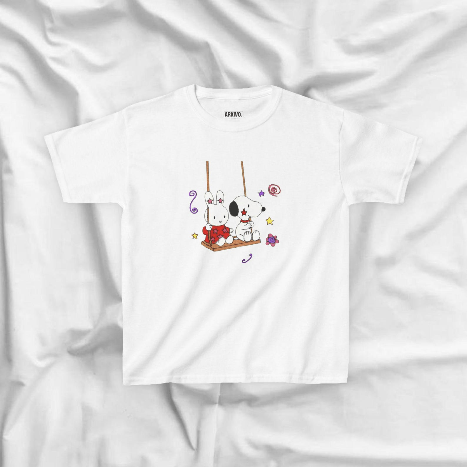 Other Y2K Snoopy Miffy Baby Tee Size M / US 6-8 / IT 42-44 - 4 Thumbnail