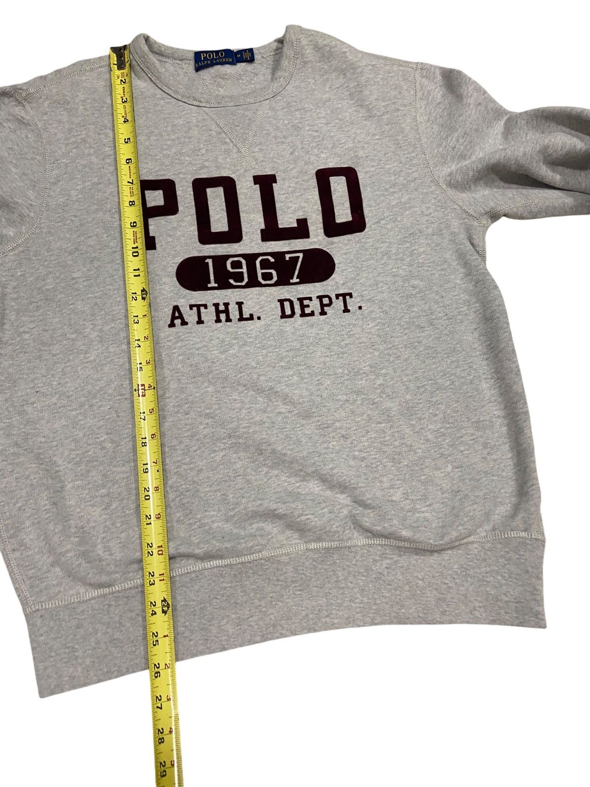 Polo Ralph Lauren × Vintage Polo Ralph Lauren Atlethic Dept Sweatshirt RL Spellout Sz M Size US M / EU 48-50 / 2 - 7 Thumbnail
