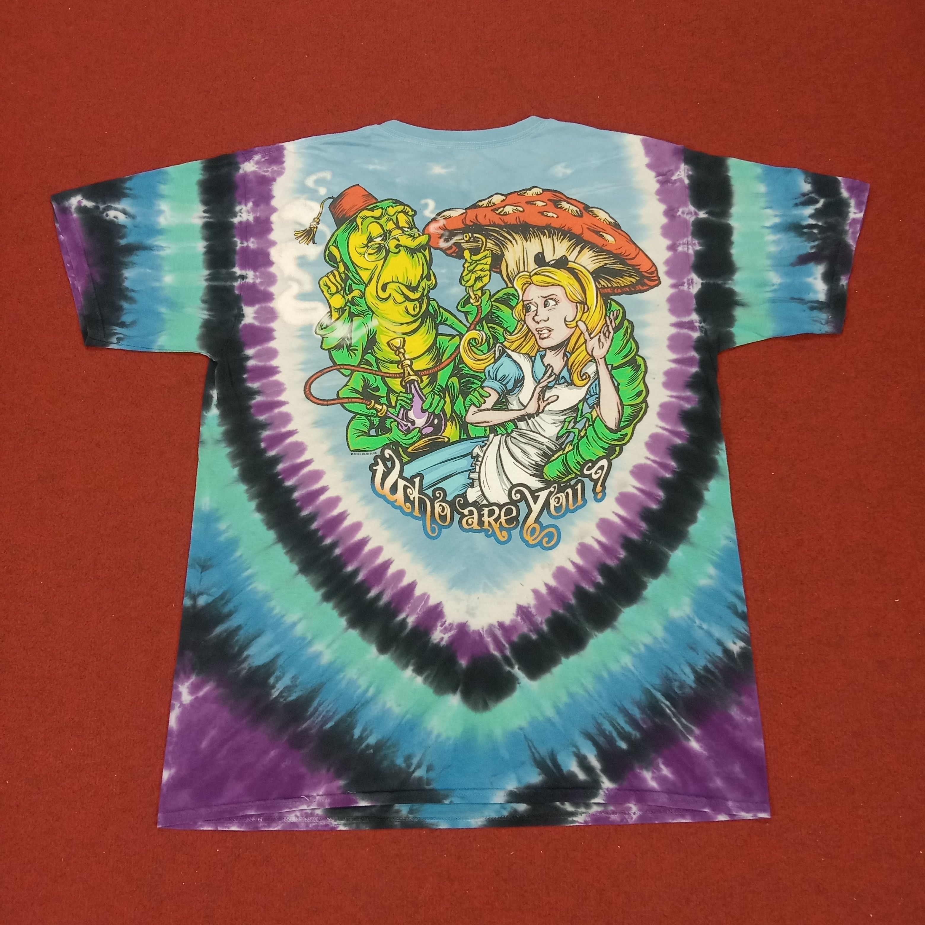 Liquid Blue Liquid Blue Tshirt Alice in Wonderland Style Streetwear Size US L / EU 52-54 / 3 - 3 Thumbnail