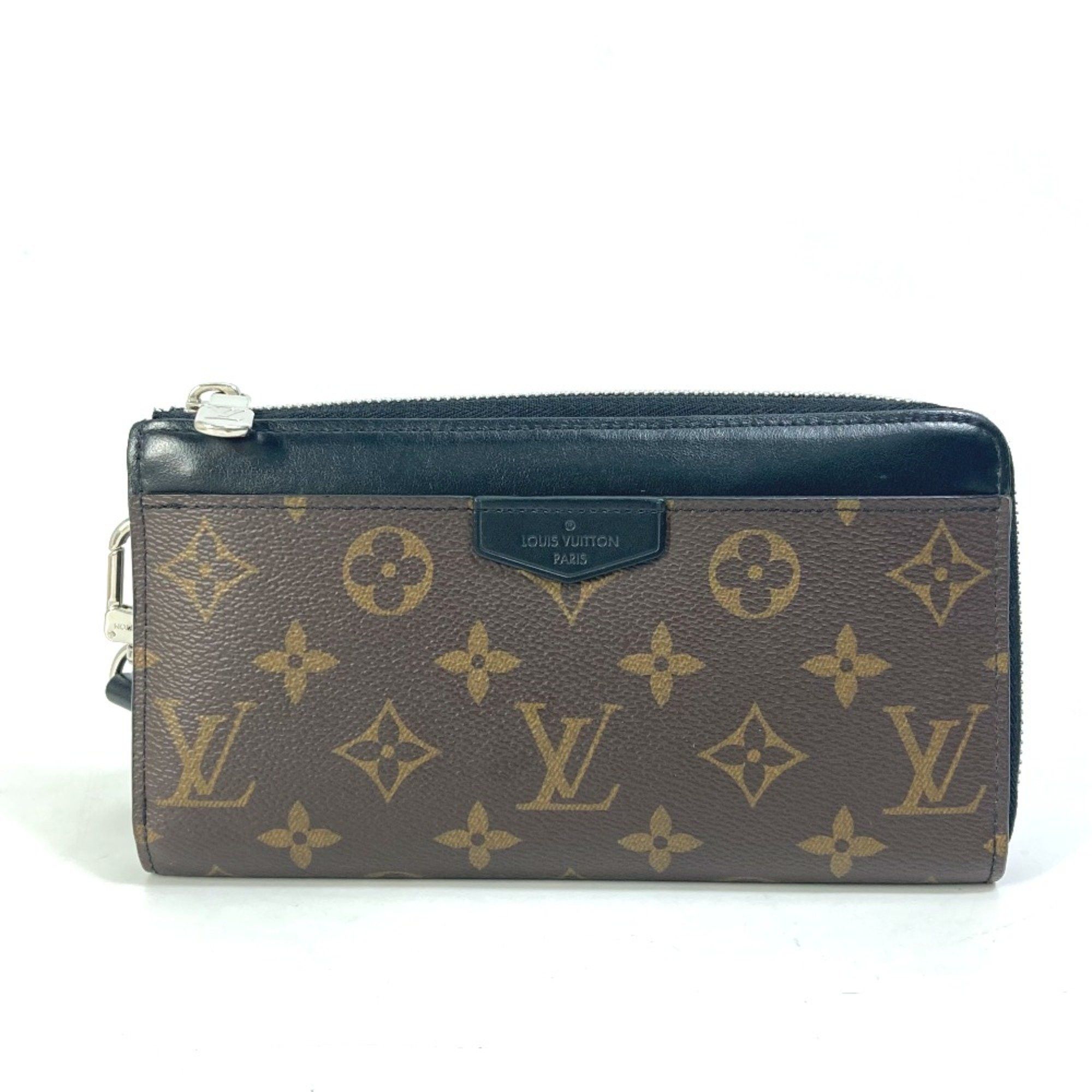 Louis Vuitton Louis Vuitton M69407 MonogramMacassar With strap Long Wallet Brown Black Size ONE SIZE - 1 Thumbnail