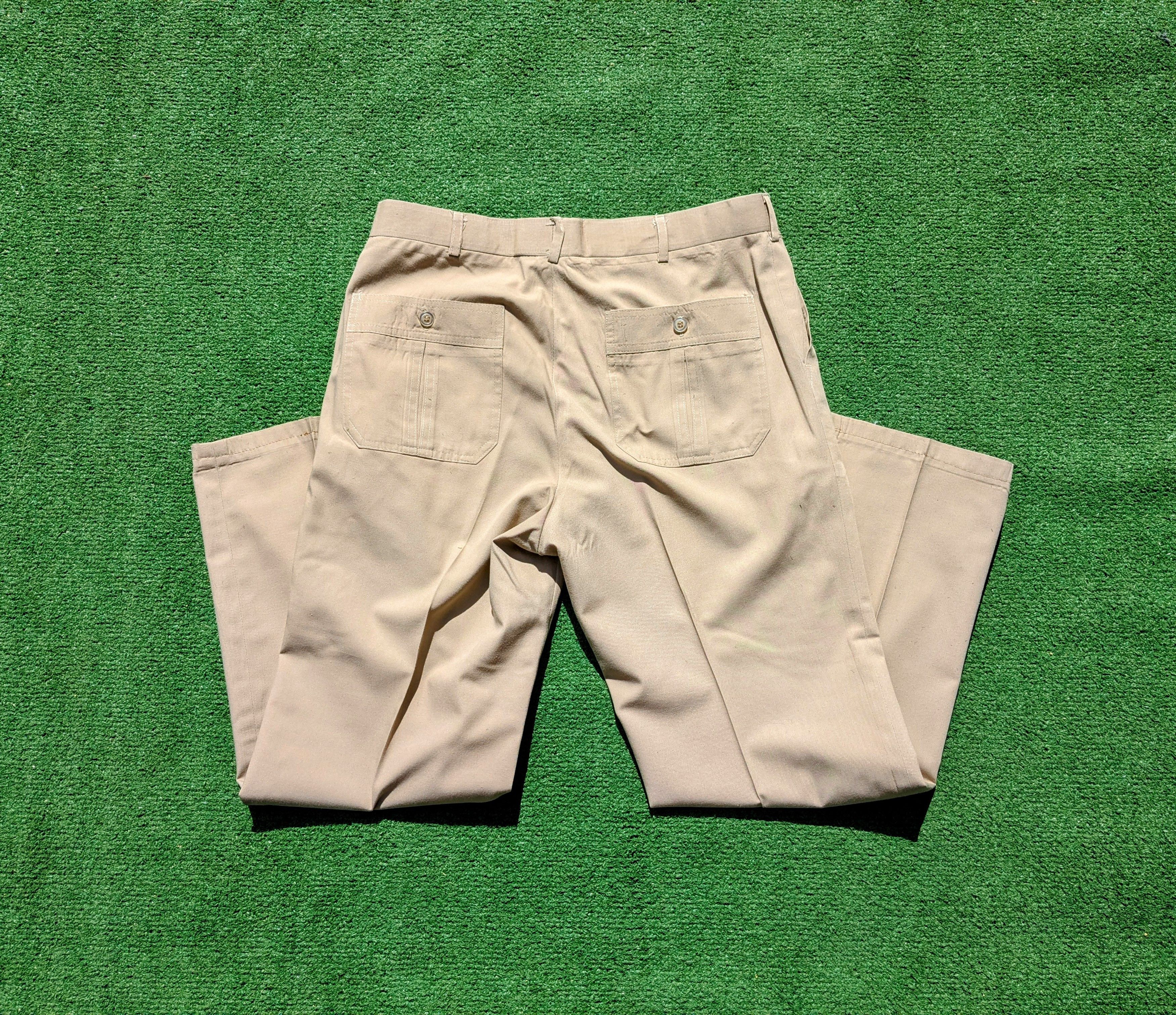 McGregor McGregor Casual Sportswear 34x34 Flat Front Khaki Pants EUC Size US 34 / EU 50 - 3 Thumbnail