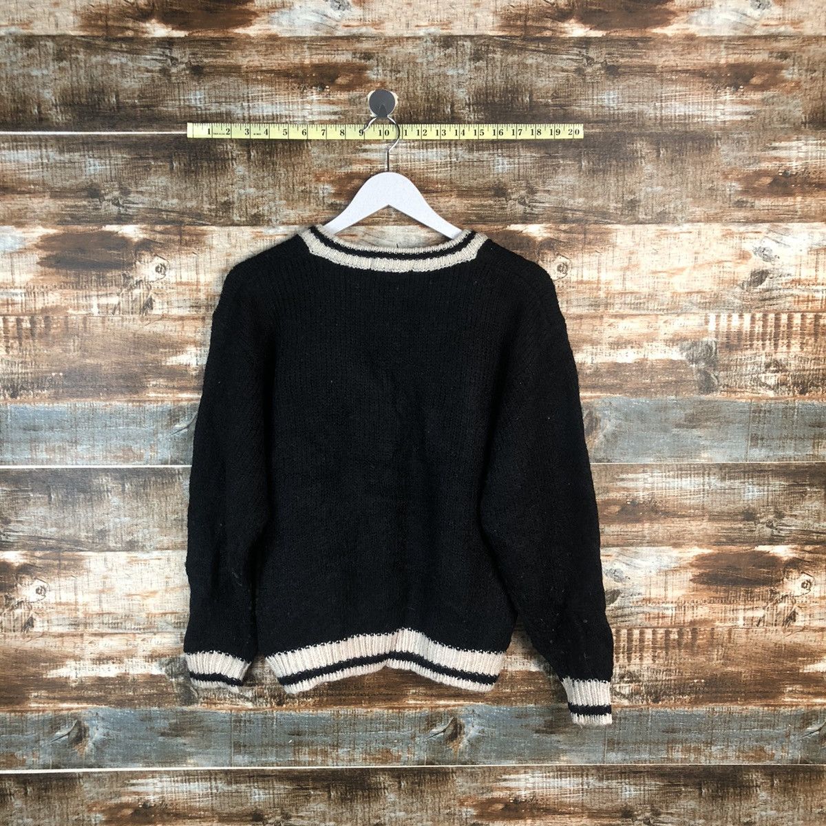 Homespun Knitwear × Japanese Brand Glove Puper Dark Blue Knitwear #A1978 Size S / US 4 / IT 40 - 13 Thumbnail