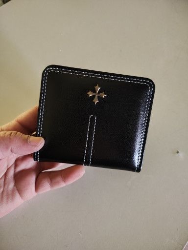 Japanese Brand × Vintage Y2K Leather Cross Wallet (black) Size ONE SIZE - 1 Thumbnail