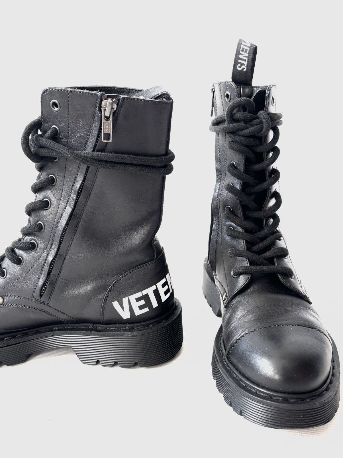 Vetements Vetements Combat Leather Boots Size US 8 / IT 38 - 5 Thumbnail