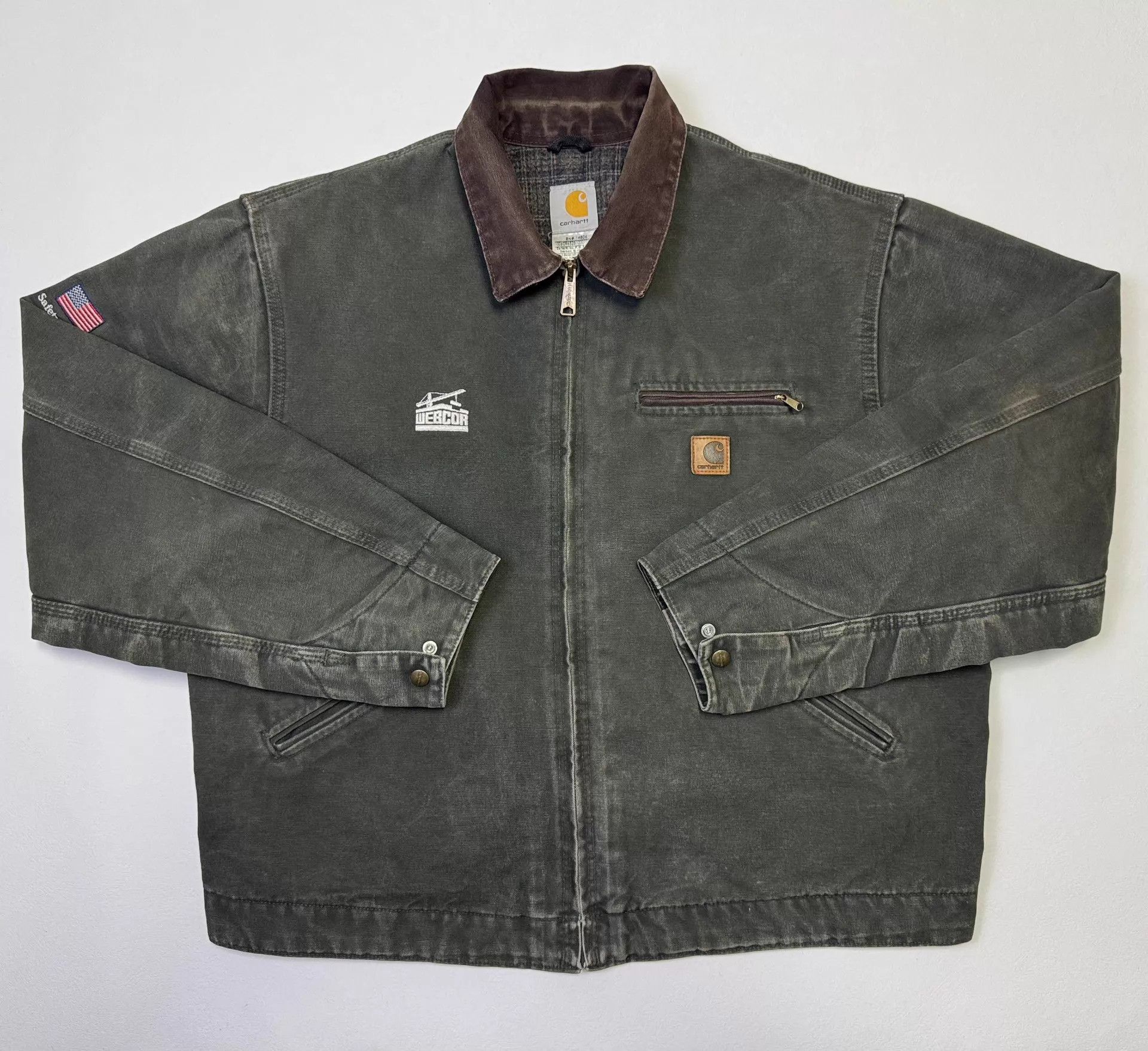 Carhartt Carhartt Vintage J97 Detroit Jacket Moss Green XL Size US XL / EU 56 / 4 - 1 Thumbnail