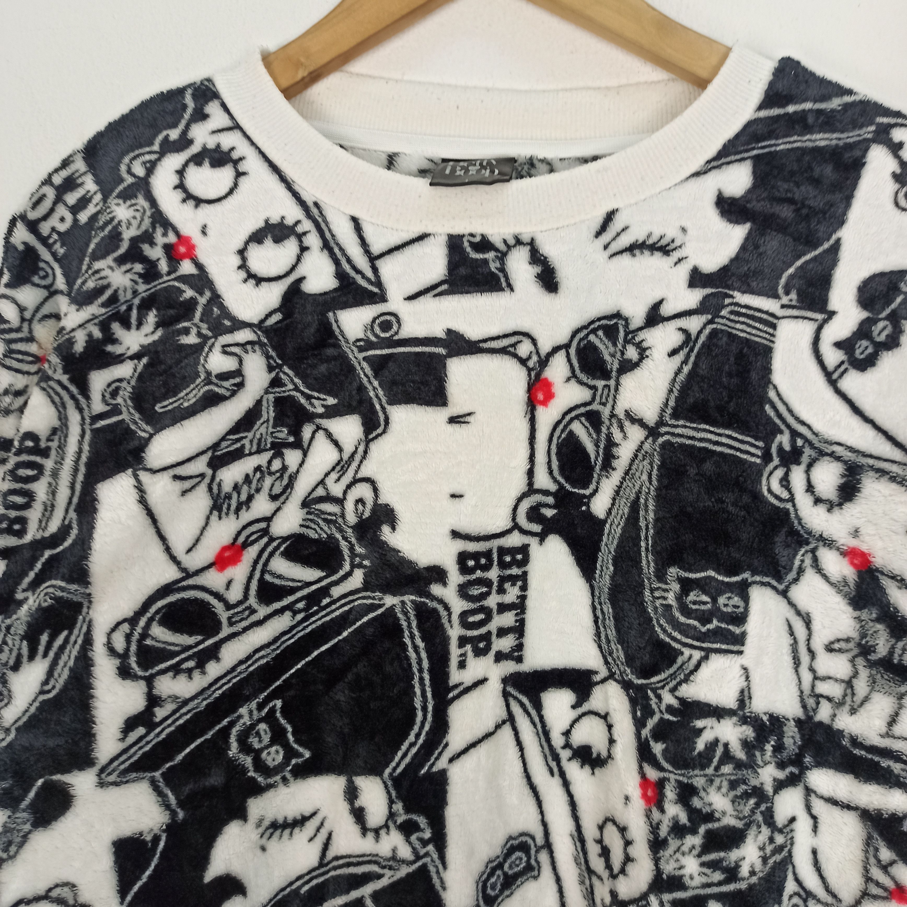 Cartoon Network 🔥Rare🔥 Betty Boop Fleece Sweatshirt Size US L / EU 52-54 / 3 - 3 Thumbnail