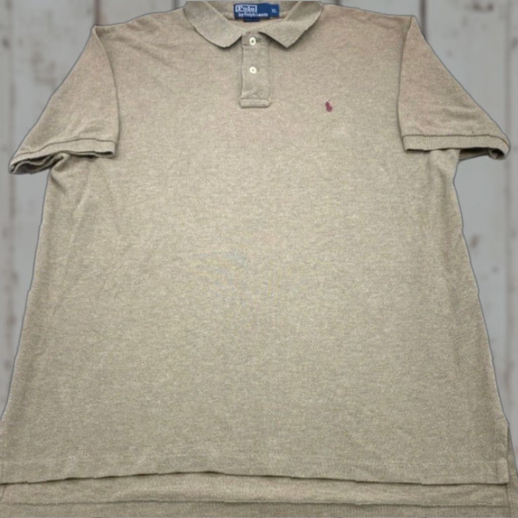 Polo Ralph Lauren Polo Shirt Polo Ralph Lauren Polo Men XL Brown Maroon Cotton Knit Solid Short Sleeve 4422 Size US XL / EU 56 / 4 - 1 Thumbnail