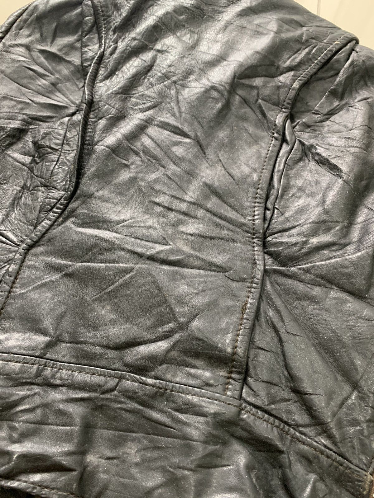 Brooks Brothers × Vintage VINTAGE BROOKS LEATHER JACKET 60s Size US S / EU 44-46 / 1 - 9 Thumbnail