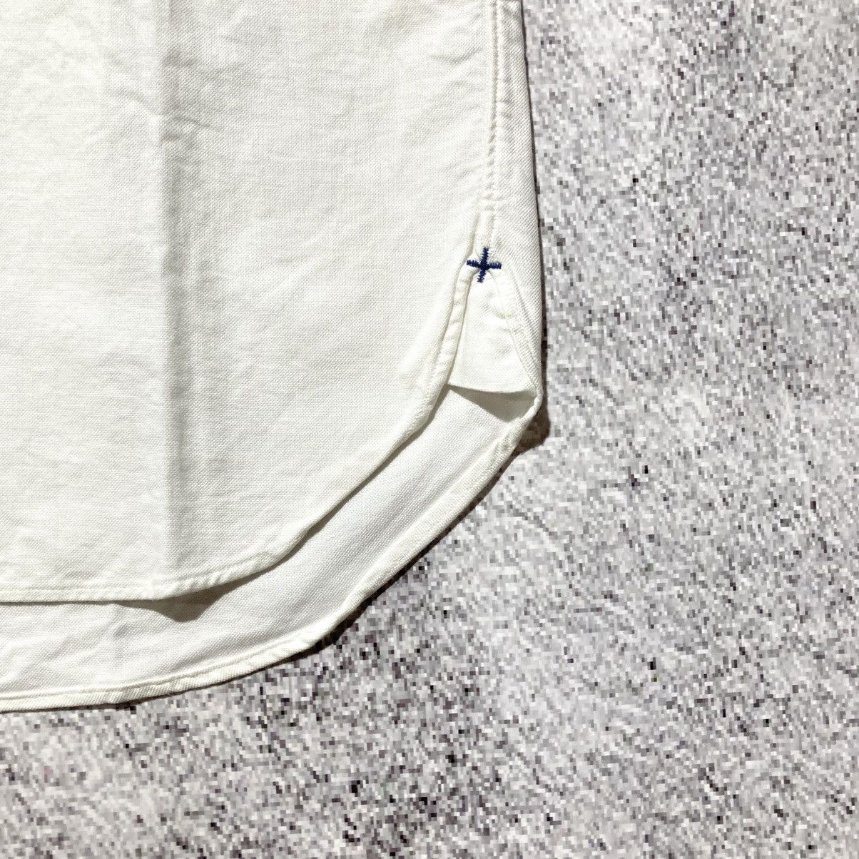 Beams Plus 🇯🇵 2000s Beams Plus Japan Oxford Halfbutton Shirt White Size US L / EU 52-54 / 3 - 8 Thumbnail