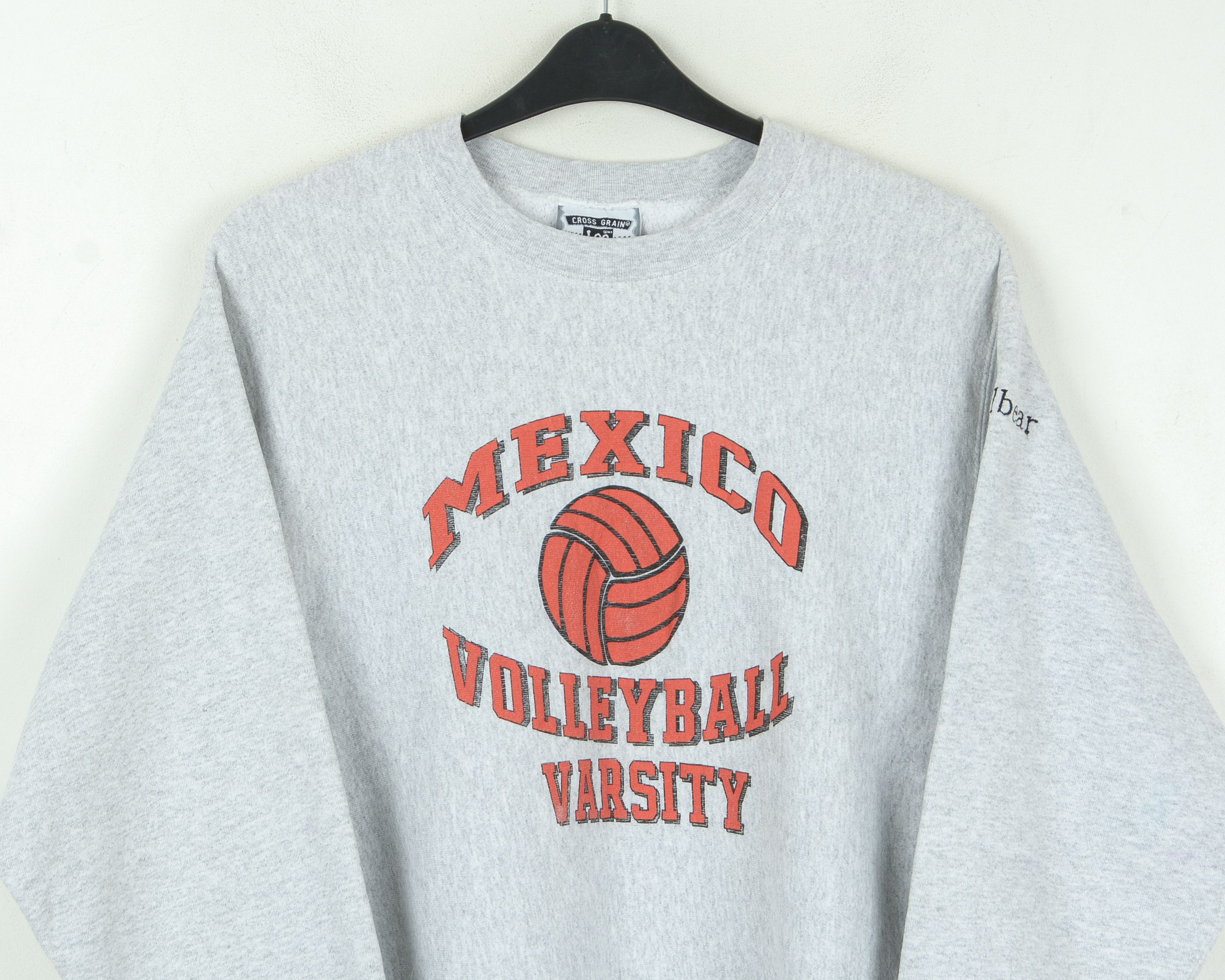 Lee × Vintage Sweatshirt Cross Grain Jumper Mexico Volleyball Varsity Top Size US L / EU 52-54 / 3 - 4 Thumbnail