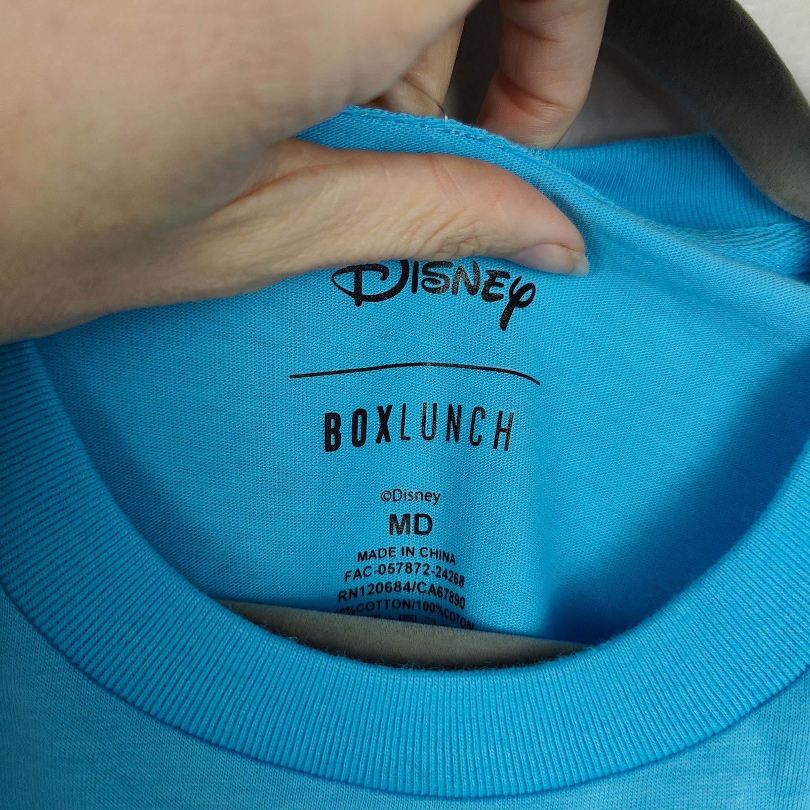 Disney Disney Boxlunch Moana Scenic Across Sleeve Top Medium Blue Size US M / EU 48-50 / 2 - 4 Thumbnail