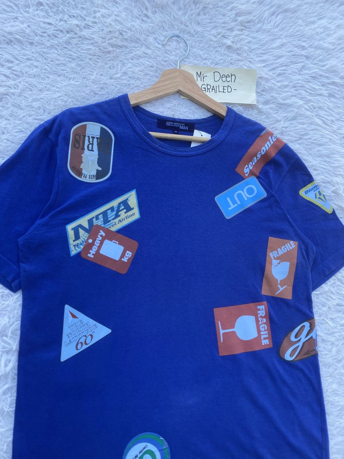 Comme des Garcons Rare SS09 Junya Watanabe Comme Des Garcons MAN Tshirt Size US M / EU 48-50 / 2 - 6 Thumbnail