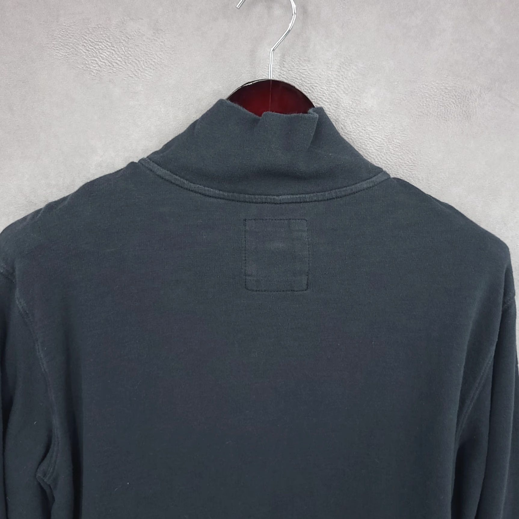 Gap Gap Sweatshirt Mens Large Blue 1/4 Zip Mock Neck Pullover Sweater Pockets Size US L / EU 52-54 / 3 - 7 Thumbnail