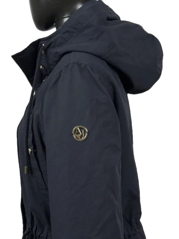 Armani Armani Jeans Parka con Cappuccio Blu Donna M Size M / US 6-8 / IT 42-44 - 3 Thumbnail