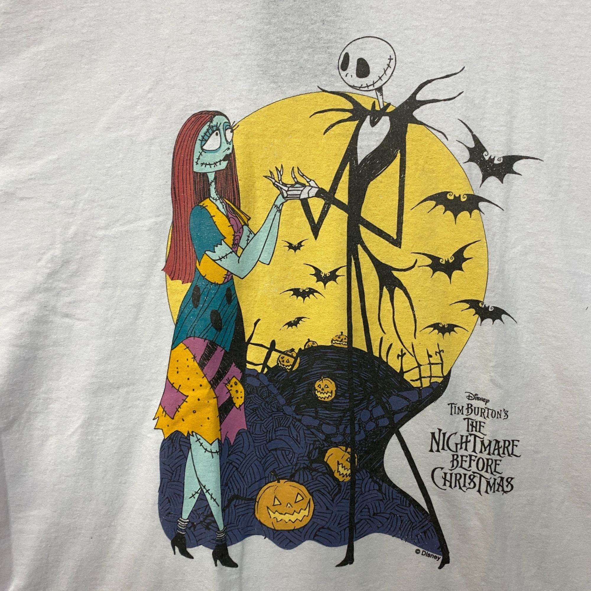 Junk Food The Nightmare Before Christmas Jack and Sally T-Shirt Size X Size US XL / EU 56 / 4 - 2 Thumbnail