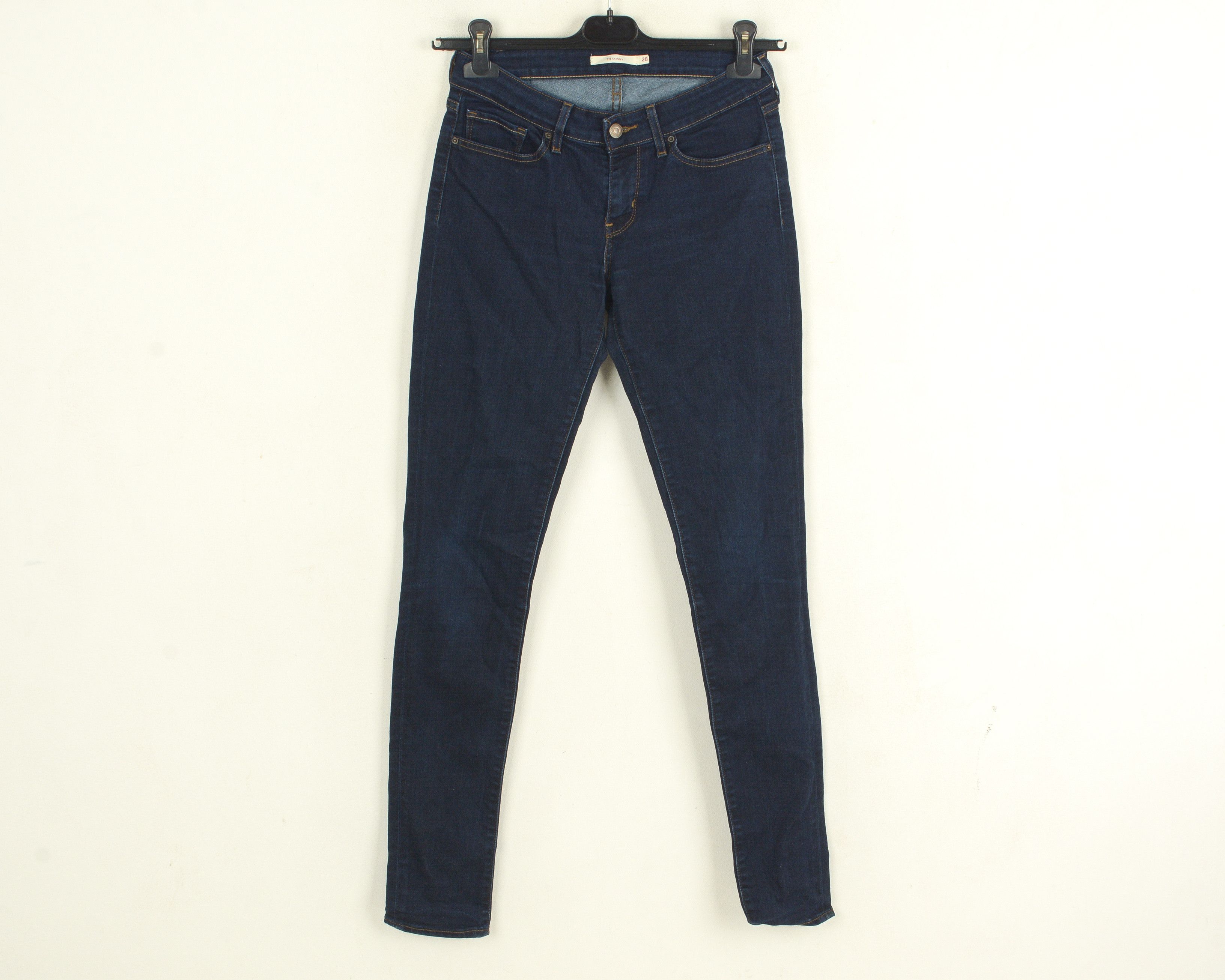 Levi's Strauss 711 W28 L34 Skinny Fit Slimming Jeans Denim Pants Size 28" / US 6 / IT 42 - 1 Thumbnail
