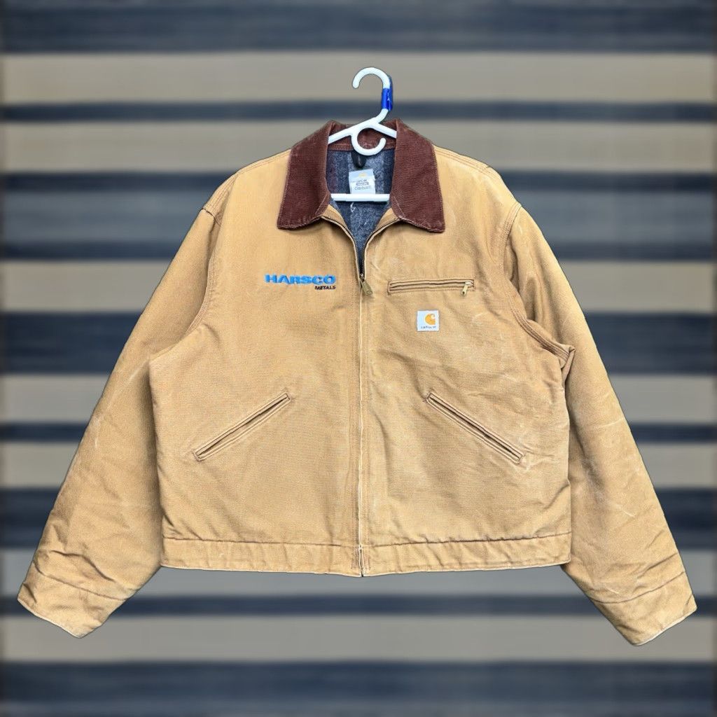 Carhartt VINTAGE Carhartt Detroit Jacket Mens 48 Canvas Work Shirt? Size US M / EU 48-50 / 2 - 1 Thumbnail