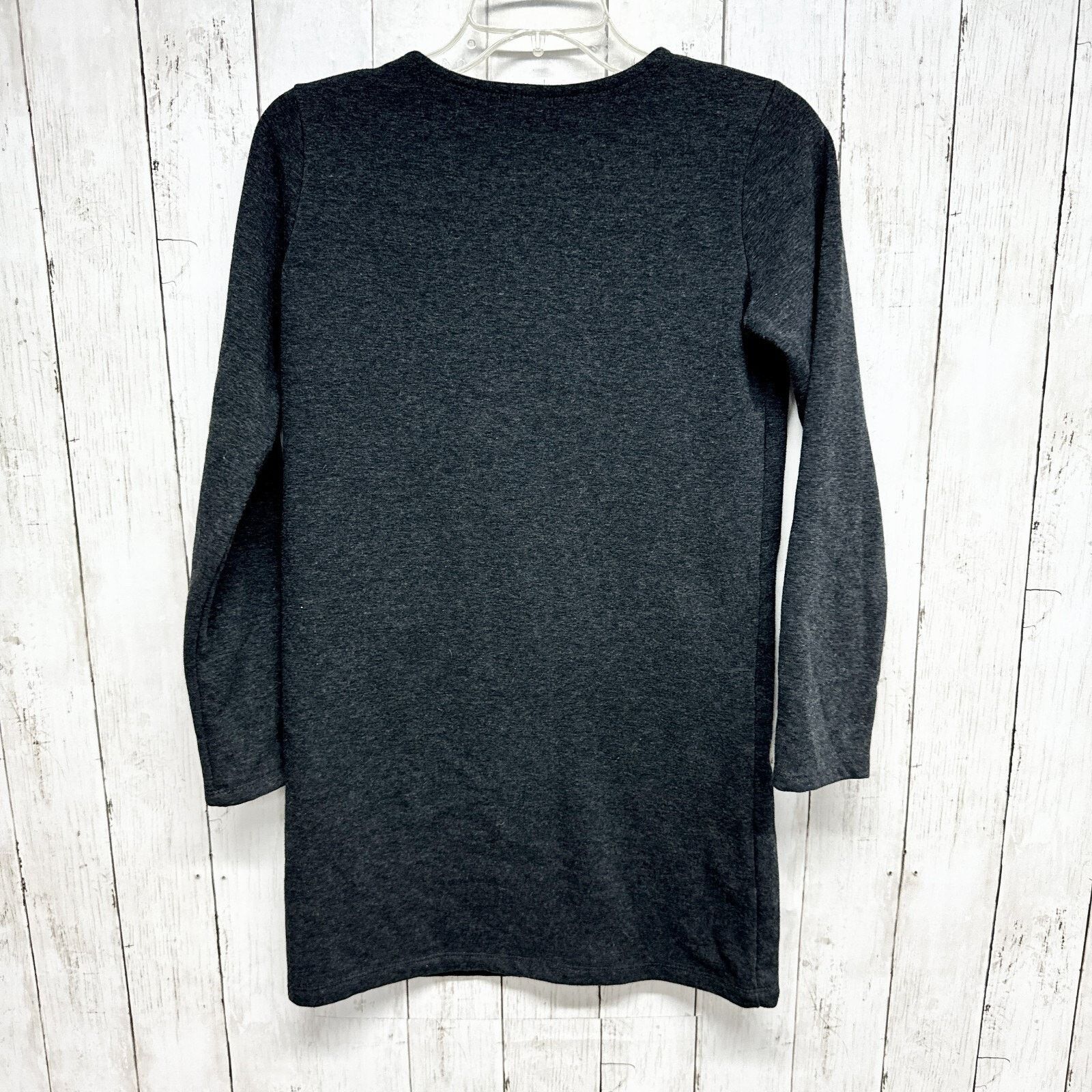 Chocolate Chocolate Dress M Sweatshirt Jersey Heather Gray Crew Midi Size M / US 6-8 / IT 42-44 - 5 Thumbnail