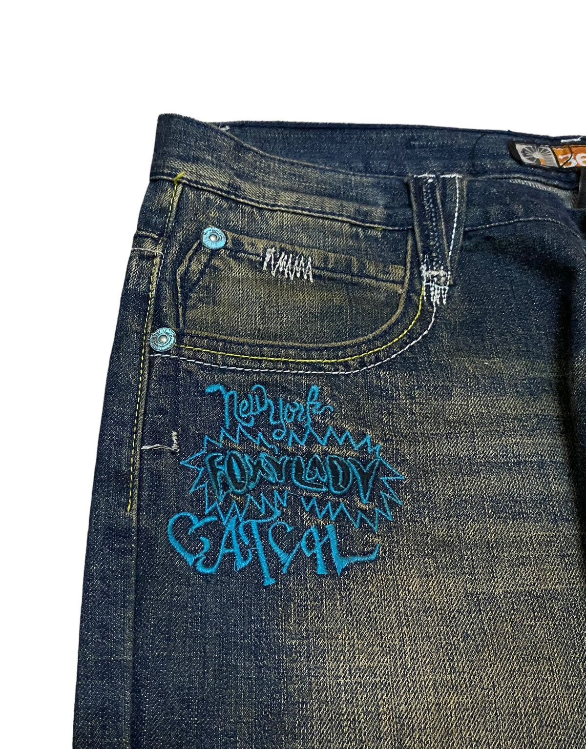 Akademiks Rare Design Vintage Brand Akademiks Baggy Rapper Jeans 2000s Size US 36 / EU 52 - 3 Thumbnail