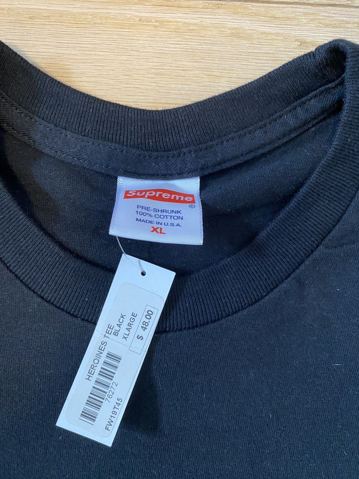 Supreme Supreme Heroines tee XL Black Size US XL / EU 56 / 4 - 3 Thumbnail