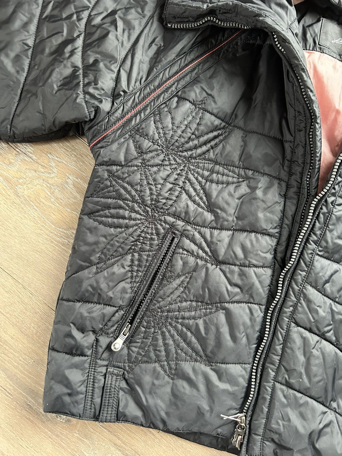 JET SET Jet set black ski city jacket floral S Size S / US 4 / IT 40 - 3 Thumbnail