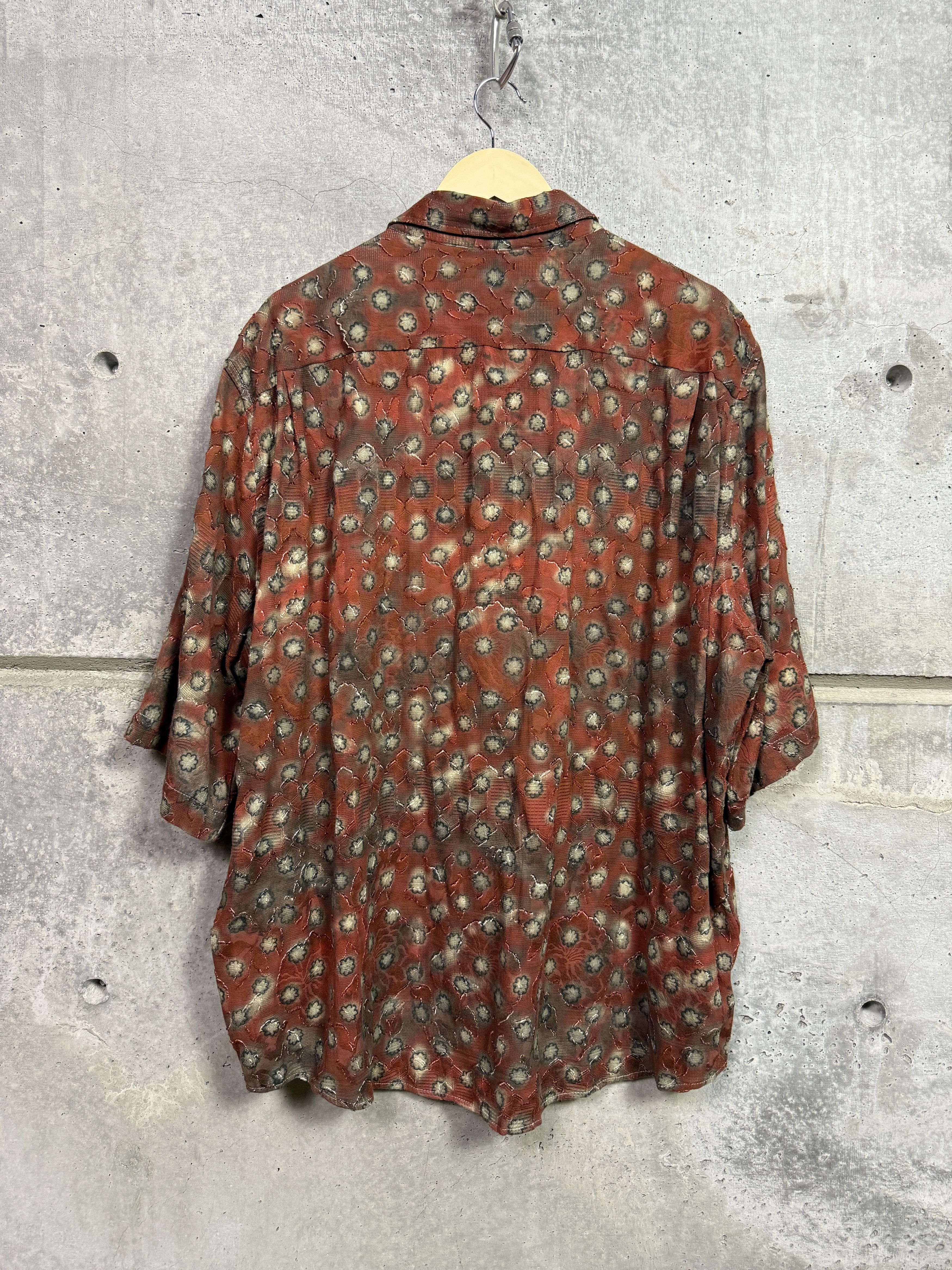 Acne Studios $580 Acne Studios Printed Cotton Bowling Shirt Size US L / EU 52-54 / 3 - 7 Thumbnail