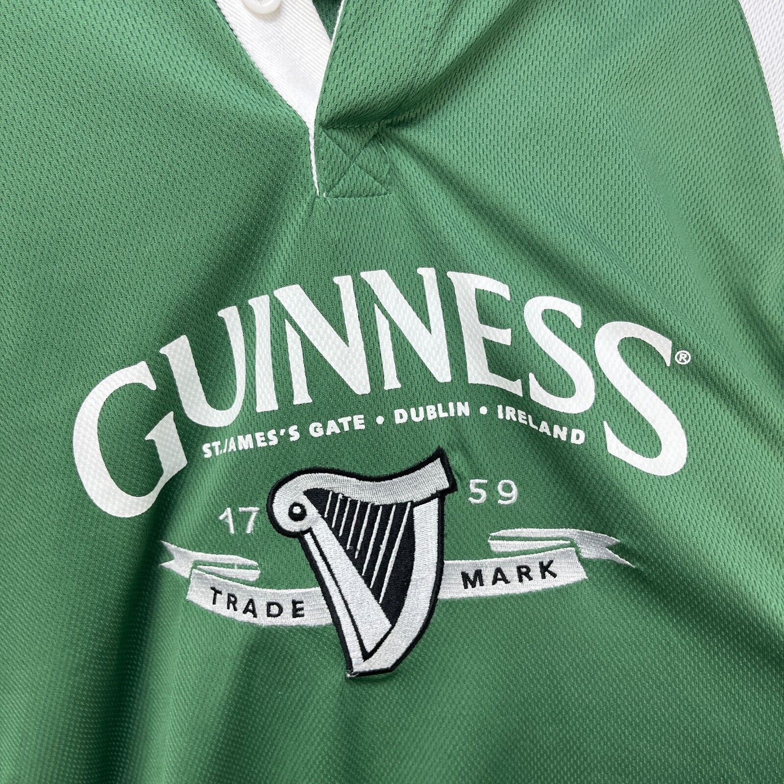 Vintage Vintage Guinness Beer Ireland XL Polo 1759 Dublin New w Tags Size US XL / EU 56 / 4 - 2 Thumbnail