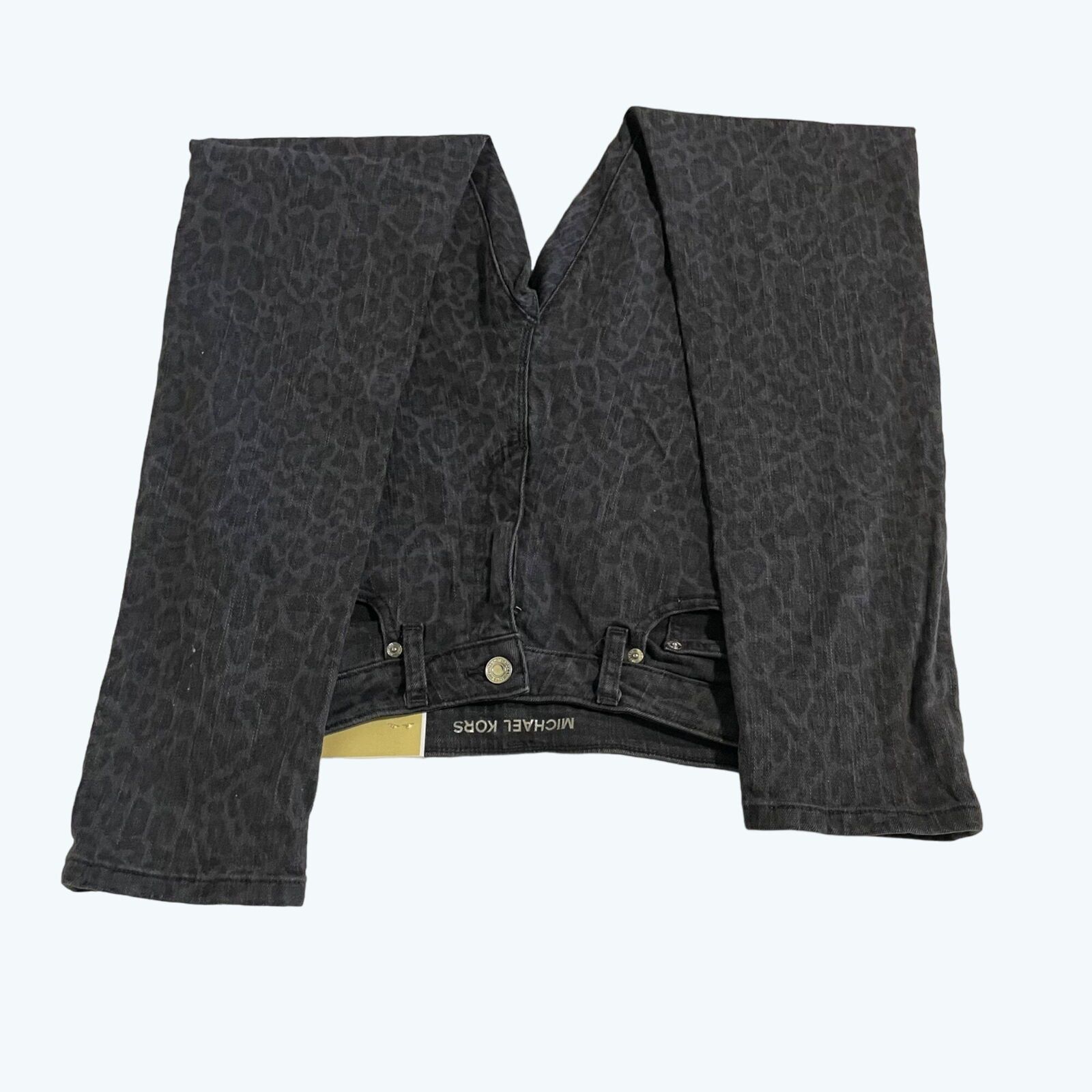 Michael Kors Michael Kors High-Rise Leopard Print Skinny Selma Jeans 6 Size 28" / US 6 / IT 42 - 12 Thumbnail