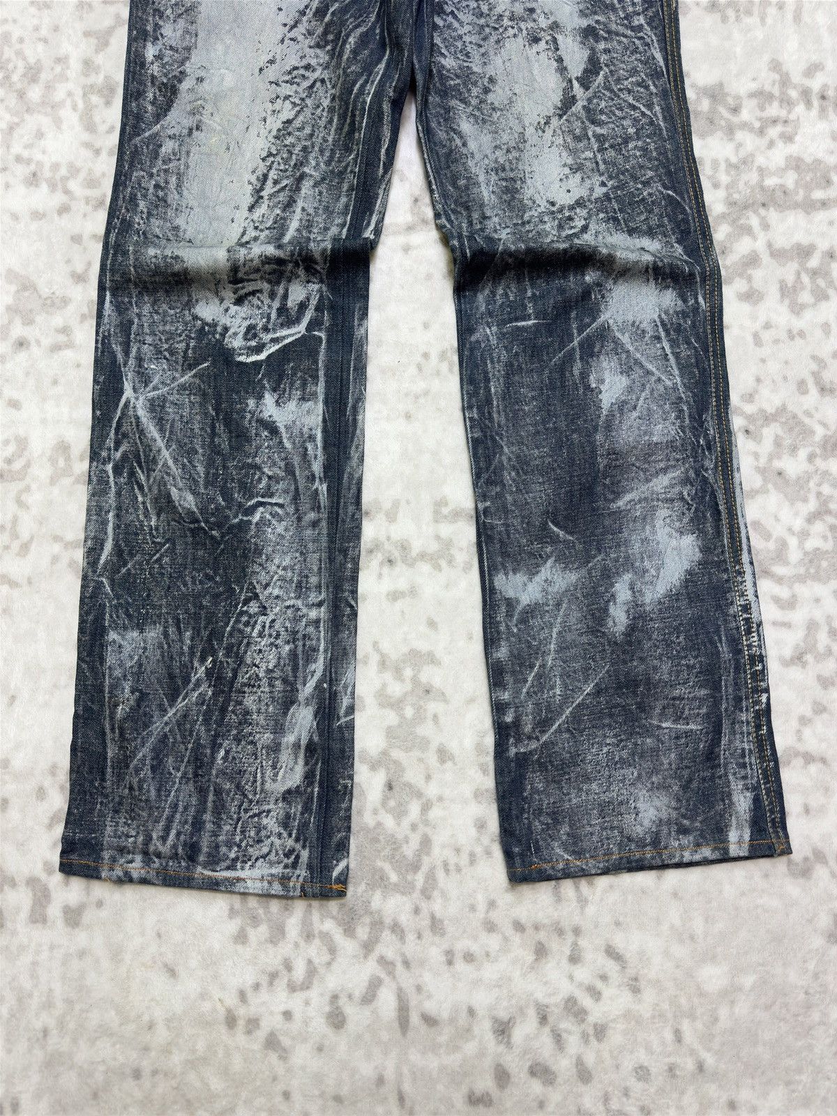 Vintage Vintage Christian Faggi Paint Splatter Denim Jeans Size US 30 / EU 46 - 7 Thumbnail