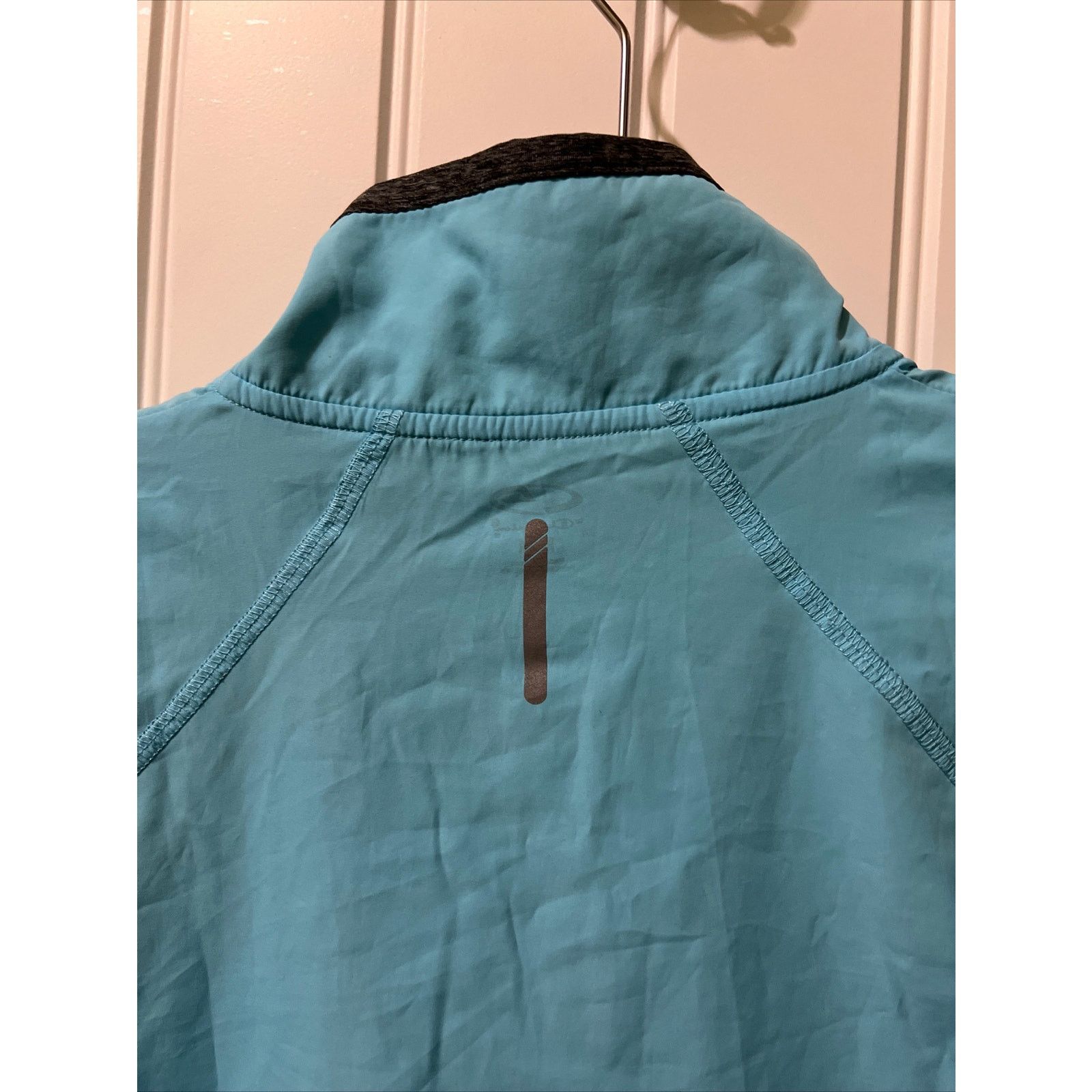 Champion Long Sleeve Full Zip Pullover Light Blue Jacket Pockets Size M / US 6-8 / IT 42-44 - 16 Thumbnail