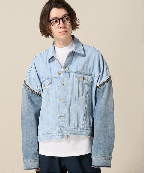 Facetasm Vintage Facetasm Zippered Denim Jacket | Grailed