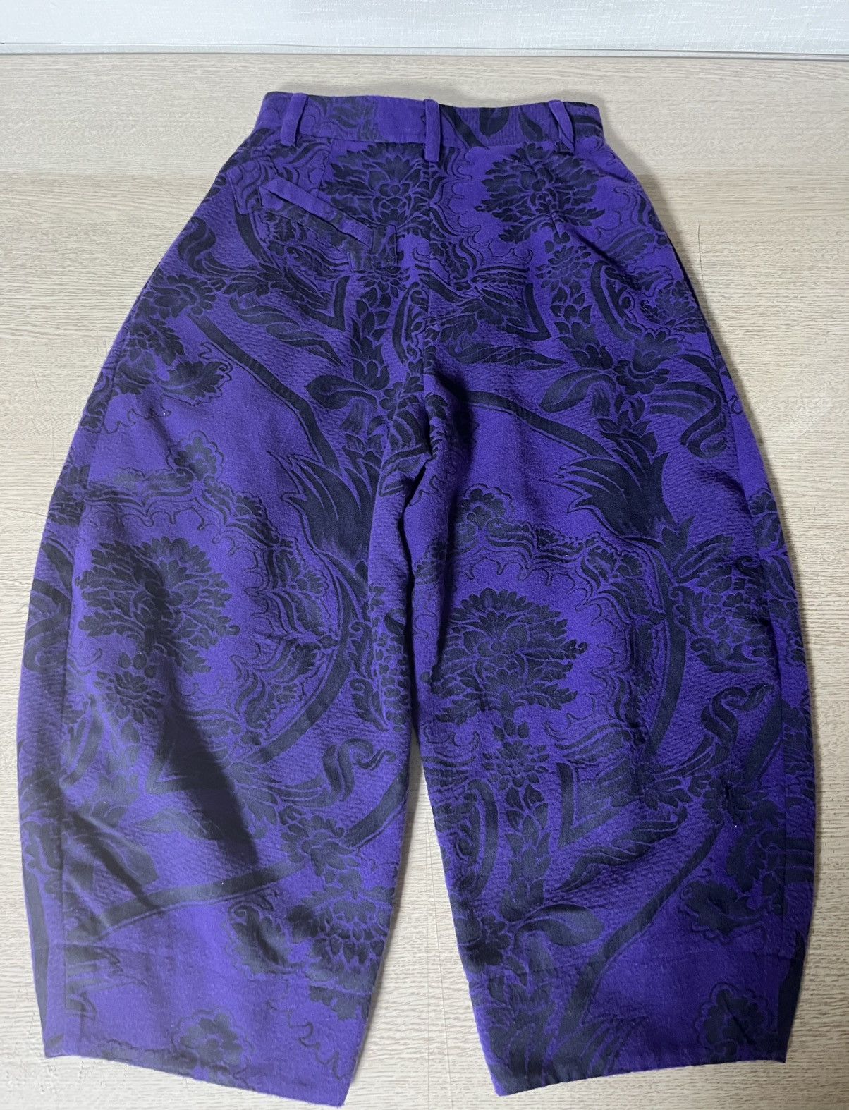 Vivienne Westwood 10 Vivienne Westwood gold label floral wide cropped pants Size 28" / US 6 / IT 42 - 5 Thumbnail