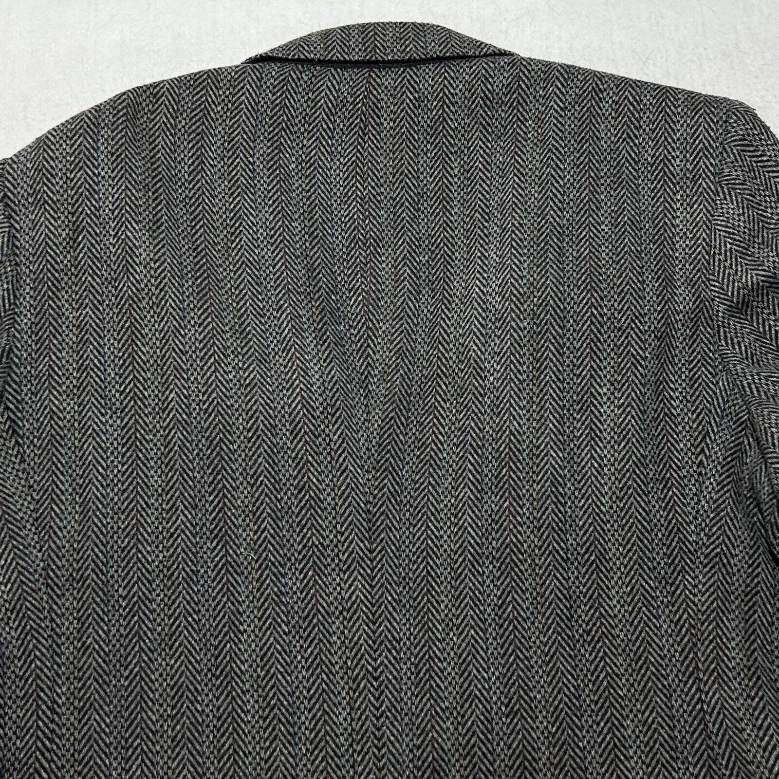 Sears Sears 44L Tweed Polyester/Wool Herringbone Sport Coat Size 44L - 15 Thumbnail