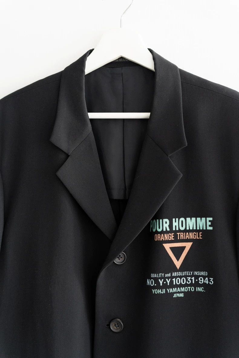 Yohji Yamamoto Yohji Yamamoto Yohji Yamamoto Black Wool Blazer Jacket Size US S / EU 44-46 / 1 - 3 Thumbnail