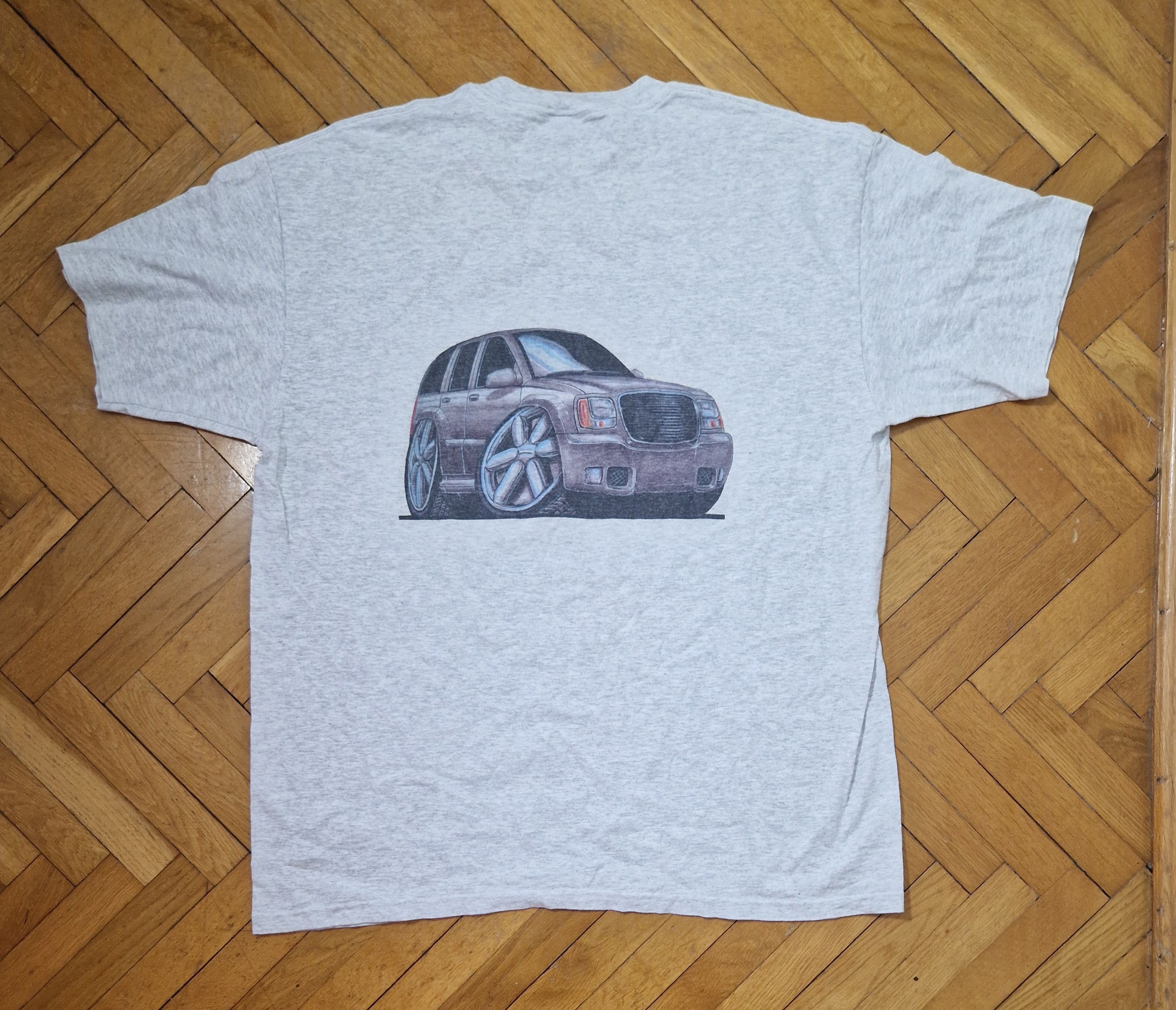 Vintage Vintage Car Print T-shirt Anvil 90s 00s T shirt Size US XXL / EU 58 / 5 - 1 Thumbnail