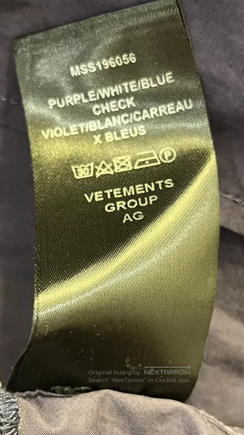 Vetements VETEMENTS Patchwork shirt Size US M / EU 48-50 / 2 - 7 Thumbnail
