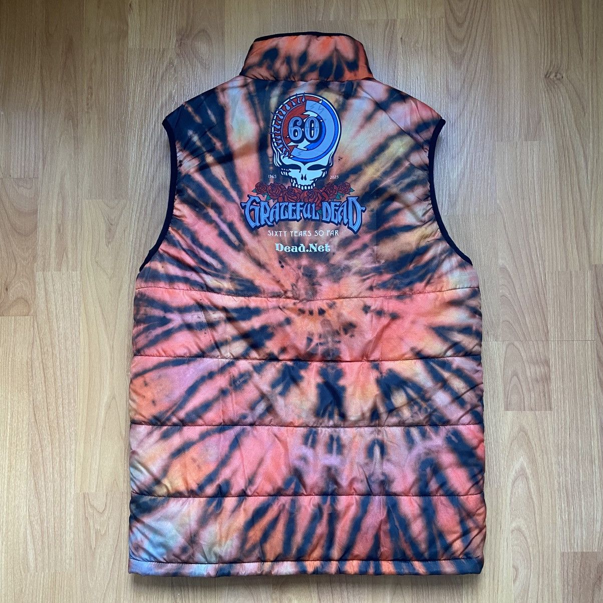 Grateful Dead Grateful Dead & SF Giants Concert Logo Tie Dye Vest Men’s S Size US S / EU 44-46 / 1 - 1 Thumbnail