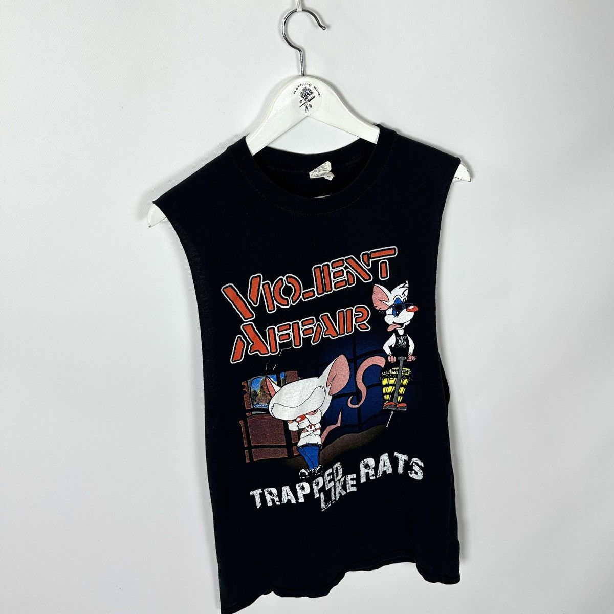 Band Tees Vintage Violent Affair Trapped Like Rats Hardcore Punk y2k Size US M / EU 48-50 / 2 - 4 Thumbnail
